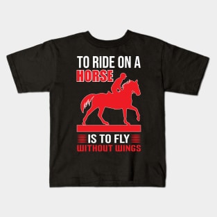 Horse T - Shirt Design Kids T-Shirt